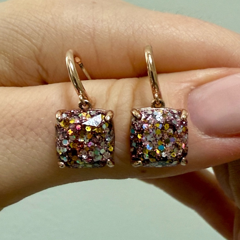Multicolor Glitter Earrings